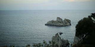 在科孚岛的爱奥尼亚海