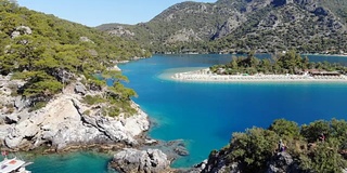 蓝色的航行。蓝色的巡航。Oludeniz来自土耳其Fethiye。