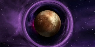 弯曲空间中的冥王星