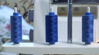 缝纫机上的线视频素材模板下载