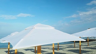 沙滩伞视频素材模板下载