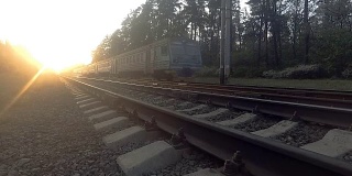 火车。去乌克兰的旧火车