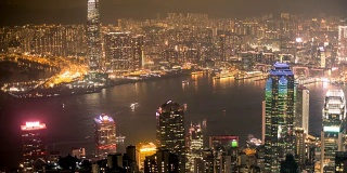 4K香港黄金城全景