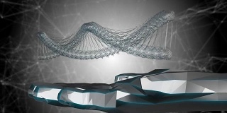 人工智能基因工程DNA螺旋分子从干细胞用于生物技术