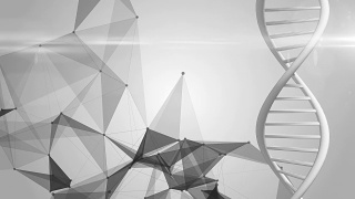 用于科学研究的DNA基因工程人类基因组3D渲染视频素材模板下载