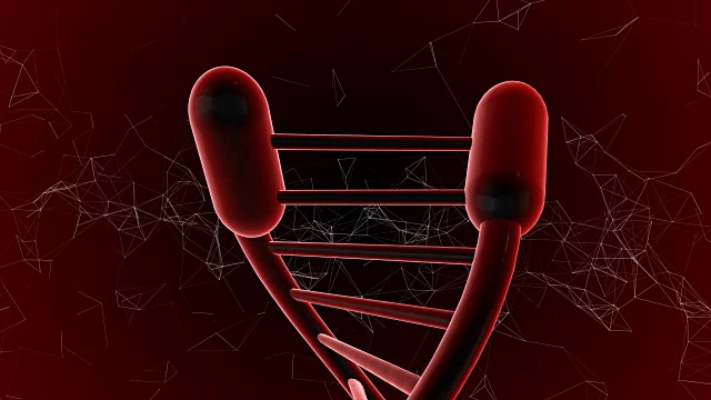 DNA端粒在每个细胞的3D渲染中扮演着衰老时钟的角色