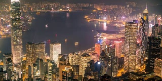 4K香港金城夜景
