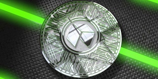 Neo Coin (Neo)区块链加密货币altcoin 3D渲染