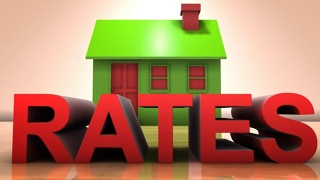 关于房地产市场利率和住房贷款的3D动画标题视频素材模板下载