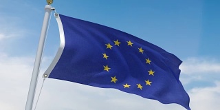 4k的欧盟旗帜