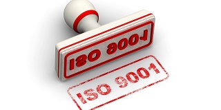 ISO 9001。邮票上留下印痕