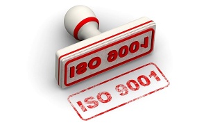 ISO 9001。邮票上留下印痕视频素材模板下载