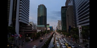 2018年6月3日，泰国曼谷沙吞路交通拥堵