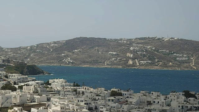 希腊米科诺斯岛上的乔拉镇