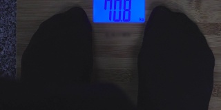 4k:体重秤上的人