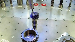 坐标测量机测量小齿轮轴视频素材模板下载