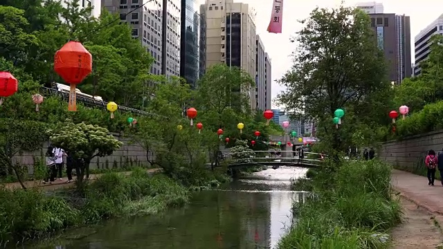 韩国首尔清溪川溪