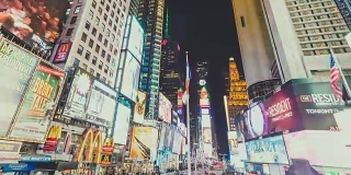 纽约曼哈顿时代广场夜景