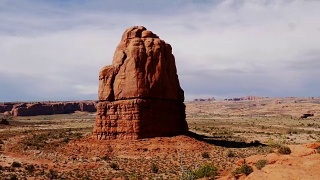 犹他州摩押的著名岩石视频素材模板下载