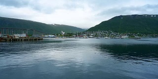 挪威北部特罗姆瑟的一个码头