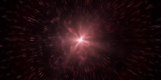 红色径向粒子背景(可循环)