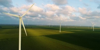 无人机风力涡轮机在风电场