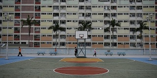 彩虹桥篮球场-香港