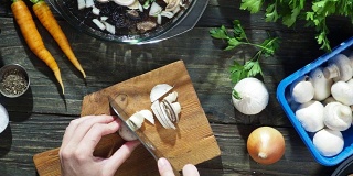 蘑菇汤烹饪