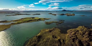 冰岛Myvatn湖航拍