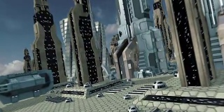 穿越未来科幻城市4K