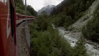 瑞士运输列车视频素材模板下载