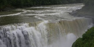 Genesee河和Lower Falls