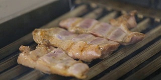 鸭肉烤日本汤拉面，特写